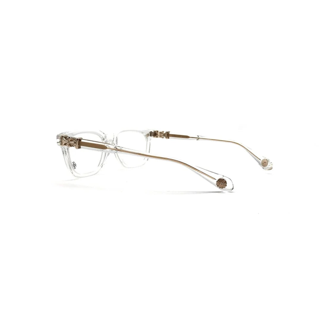 Chrome Glasses “Transparant/Gold”