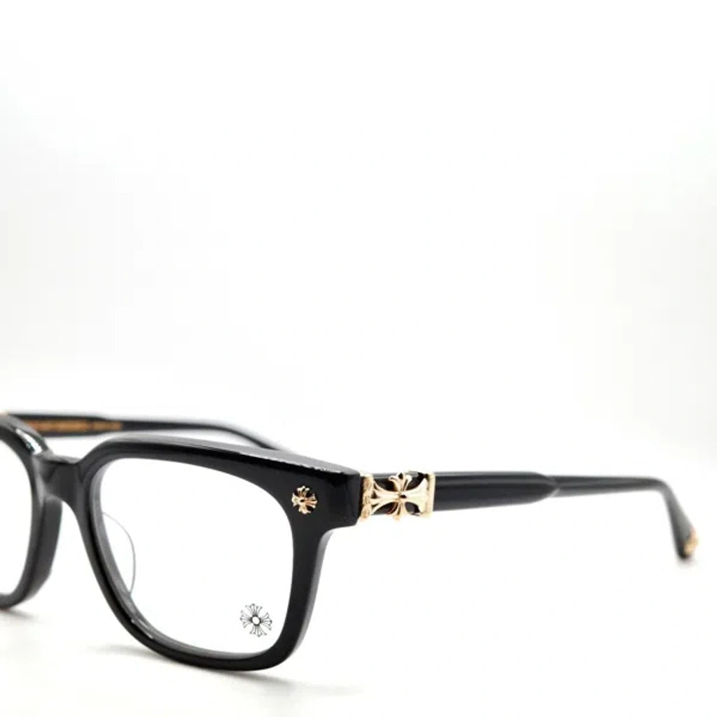 Chrome Glasses “Black/Gold”