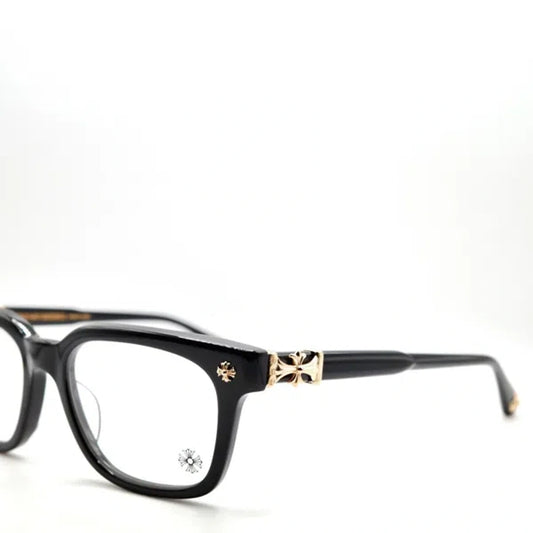 Chrome Glasses “Black/Gold”