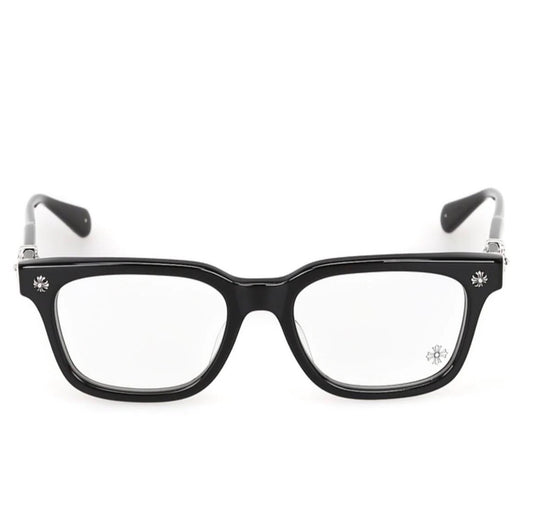Chrome Glasses “Black/Silver”